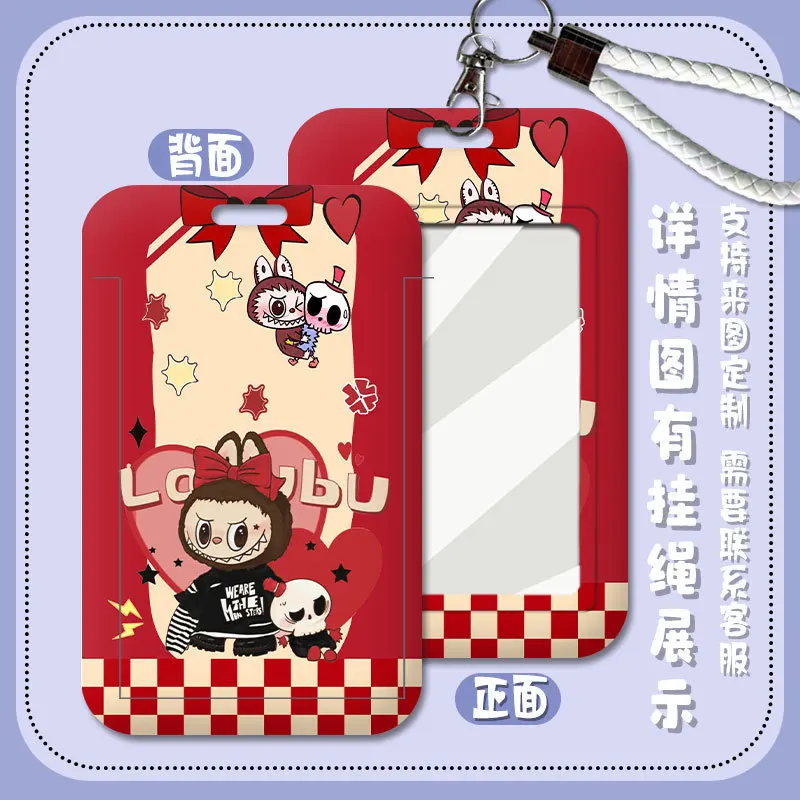 Cute Labubu Card Holder Cartoon Anime Keychain Anime Figures Bus Card Protector Boys Girls Students Card Holders Children's Gift
Cute Labubu Card Holder Cartoon Anime Keychain Anime Figures Bus Card Protector Boys Girls Students Card Holders Children's Gift