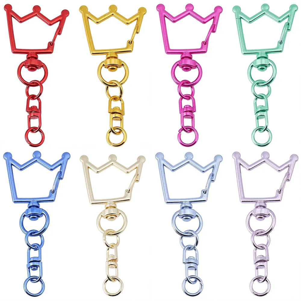 20Pcs Alloy Swivel Clasps Cadmium Free Lead Free Mixed Color 60~62x26~27x7mm
20Pcs Alloy Swivel Clasps Cadmium Free Lead Free Mixed Color 60~62x26~27x7mm