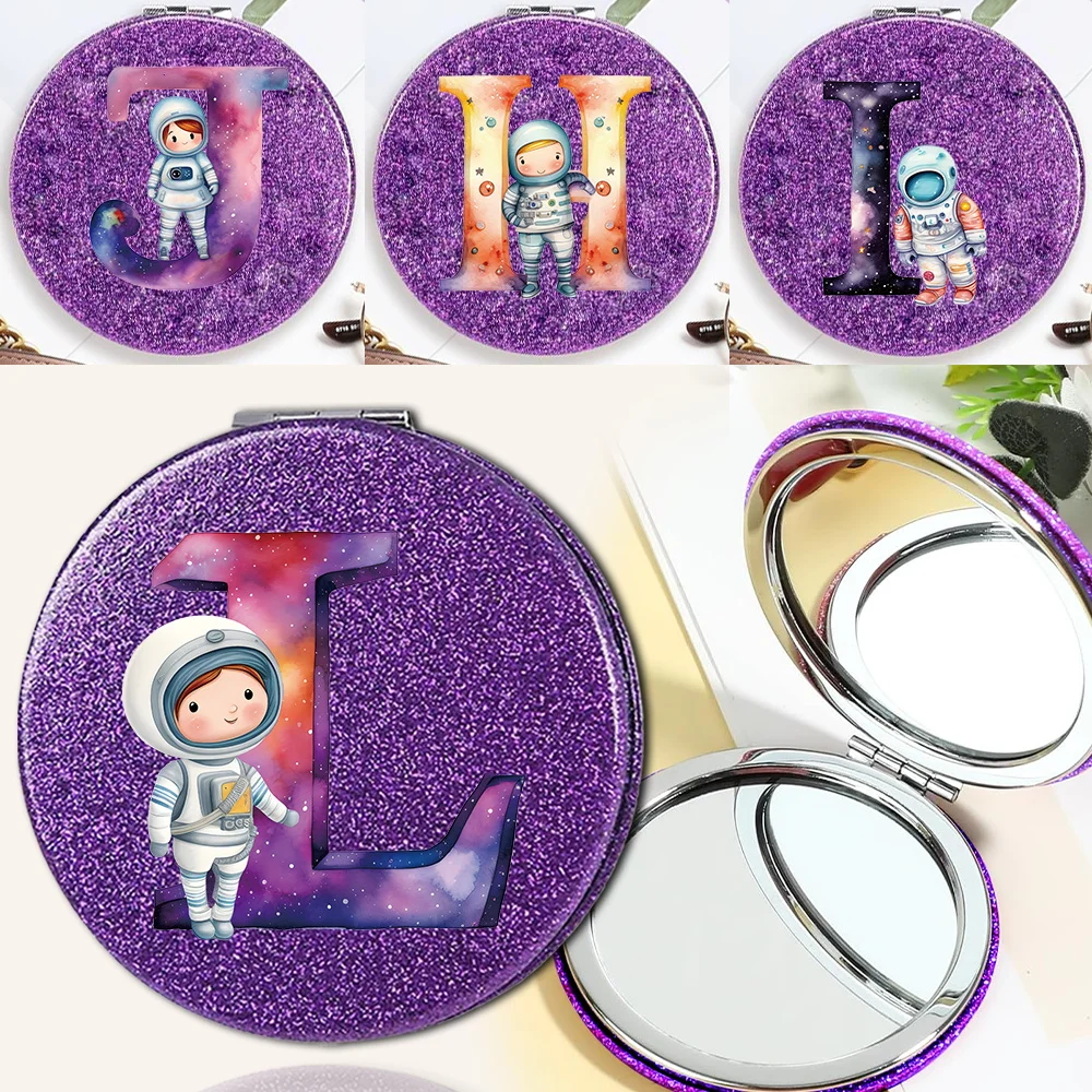 Portable 2-sided PU Mirror Mini Flash Makeup Mirror Folding Cosmetic Magnifying Pocket Beauty Tool Cute Astronaut Letter Pattern
Portable 2-sided PU Mirror Mini Flash Makeup Mirror Folding Cosmetic Magnifying Pocket Beauty Tool Cute Astronaut Letter Pattern