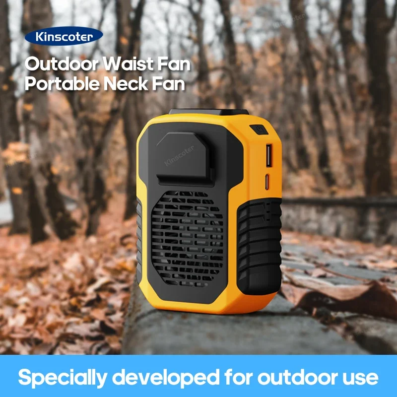 KINSCOTER Outdoor Hanging Waist Fan 6000mAh Portable Waist/Neck Fan Cooler Ventilator 3 Speeds Silent Long Use Life Electric Fan
KINSCOTER Outdoor Hanging Waist Fan 6000mAh Portable Waist/Neck Fan Cooler Ventilator 3 Speeds Silent Long Use Life Electric Fan