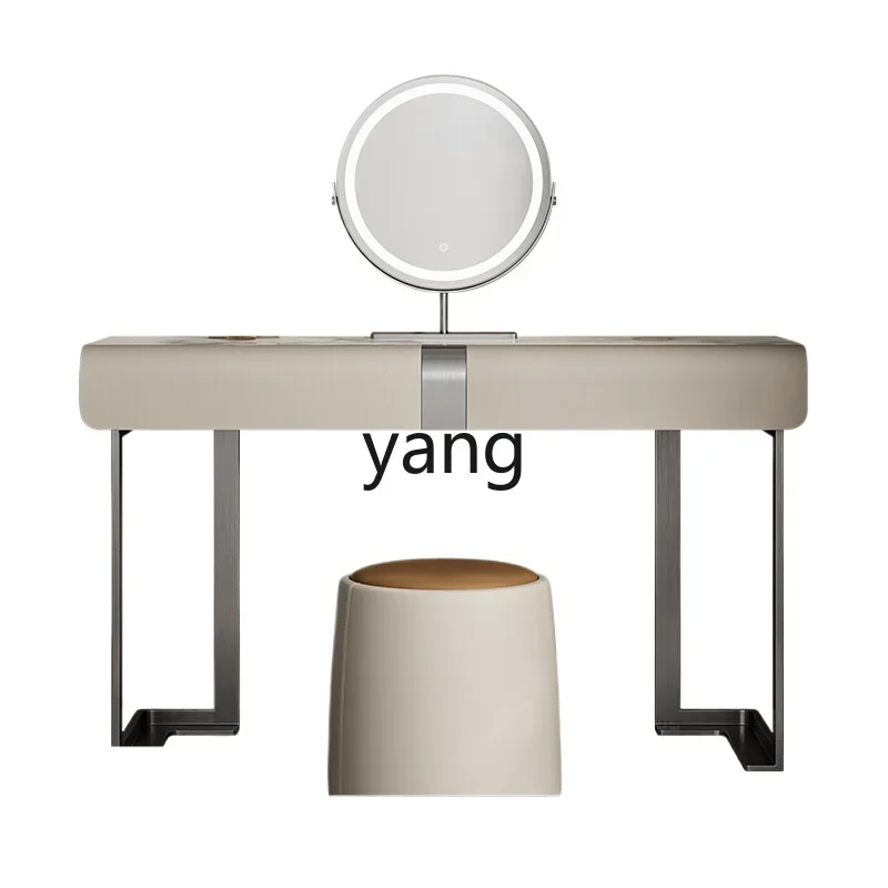 LH minimalist dresser light luxury bedroom gray stainless steel premium leather makeup table
LH minimalist dresser light luxury bedroom gray stainless steel premium leather makeup table