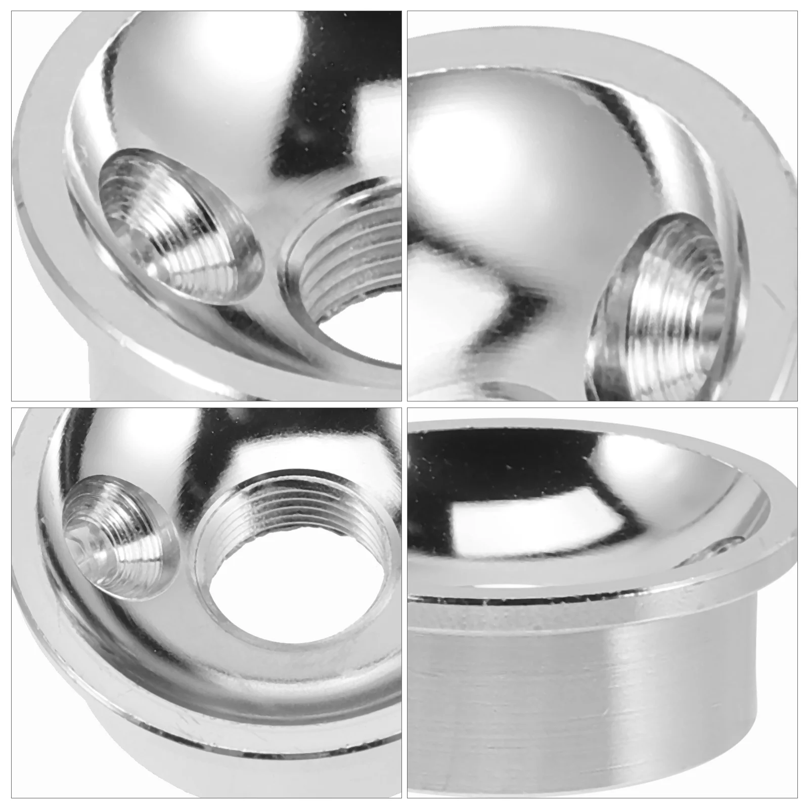 2Sets Electric Guitar Jack Plates Smooth Surface Metal Replacement Socket Plates Cup Style Noise Reduction for Electric Guitar
2Sets Electric Guitar Jack Plates Smooth Surface Metal Replacement Socket Plates Cup Style Noise Reduction for Electric Guitar