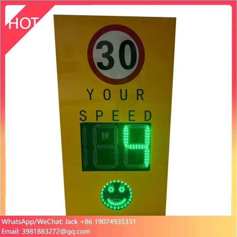 Roadway Safety Curve Warning Equipment Radar Speed Display Traffic Sign