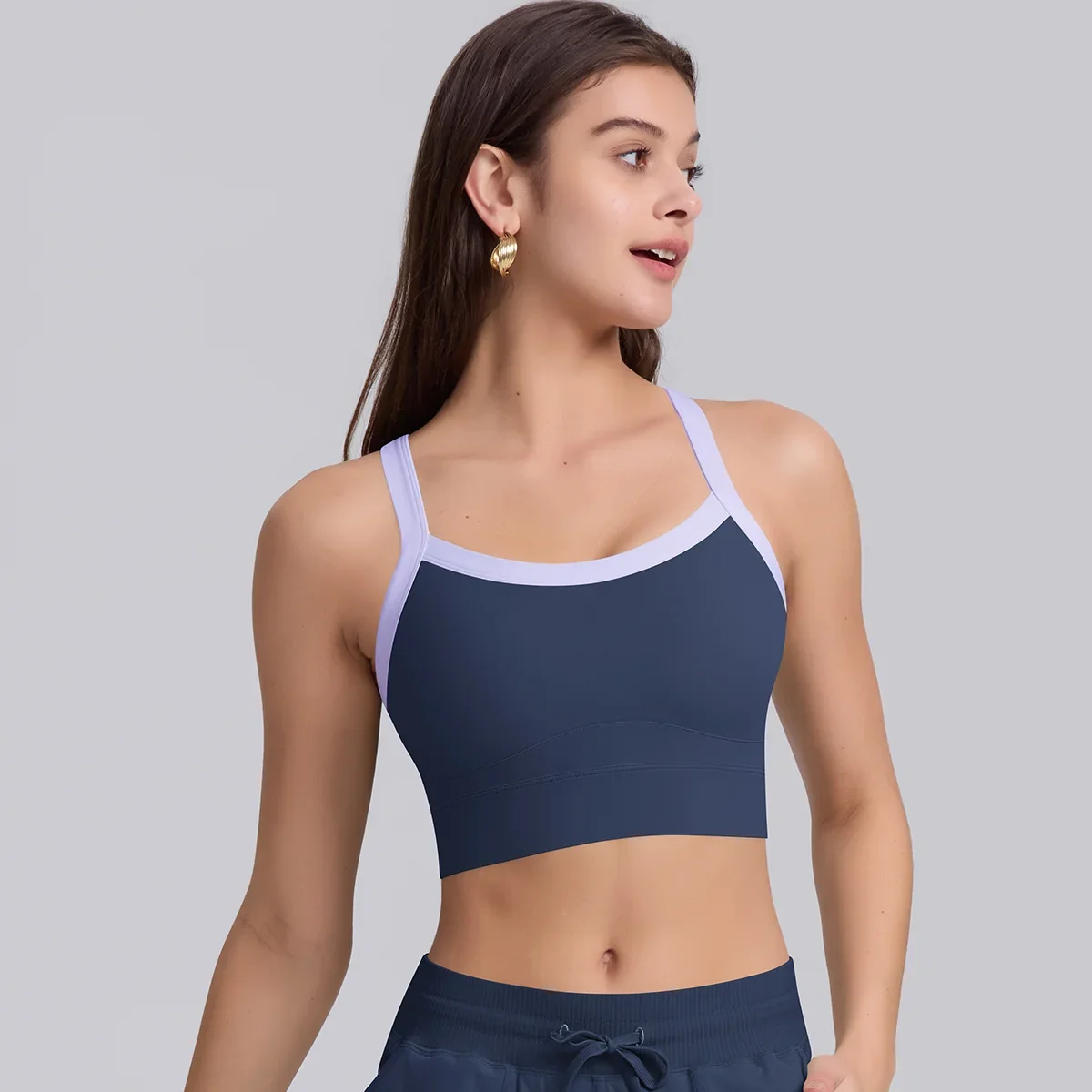 Yoga Bra Breathable Yoga Vest Women Fitness Crop Top Shockproof Sports Bras Adjustable Yoga Fitness Bra with Cross-Back Ribs
Yoga Bra Breathable Yoga Vest Women Fitness Crop Top Shockproof Sports Bras Adjustable Yoga Fitness Bra with Cross-Back Ribs