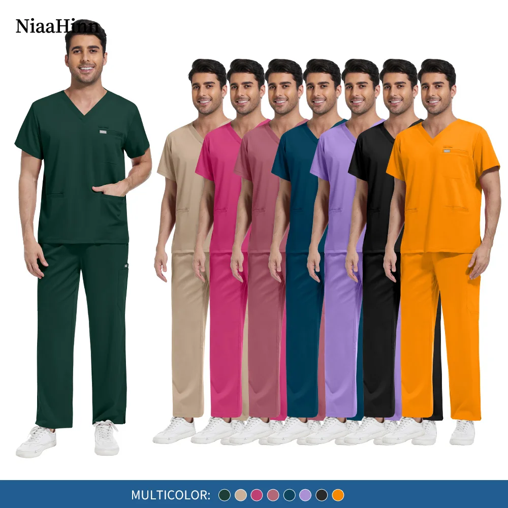 Niaahinn Clinical Sanitary Work Clothes Dentist Medical Nursing Uniforms Pet Veterinary Surgical Workwear Men Scrubs Jogger Sets
Niaahinn Clinical Sanitary Work Clothes Dentist Medical Nursing Uniforms Pet Veterinary Surgical Workwear Men Scrubs Jogger Sets