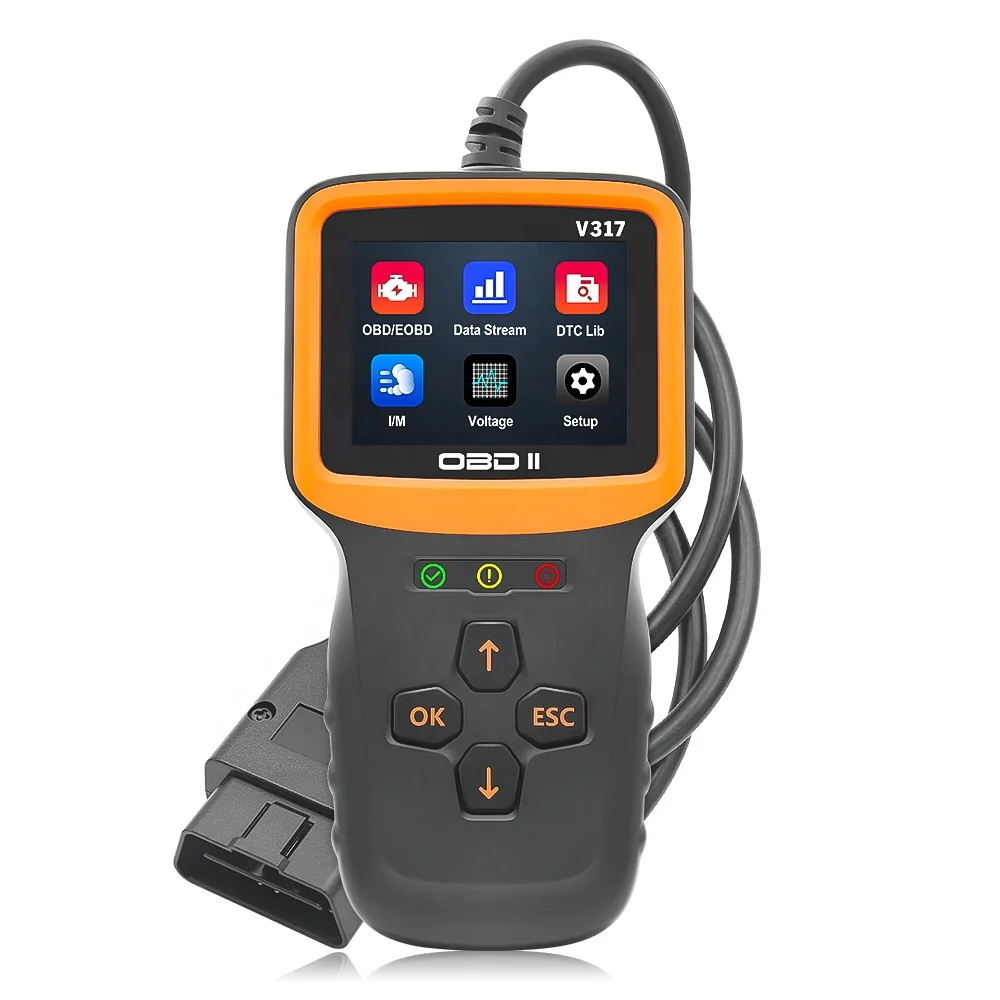 Escaner Automotriz V317 Автомобильный сканер OBD2 Автомобильный сканер для диагностического инструмента автомобиля
Escaner Automotriz V317 Автомобильный сканер OBD2 Автомобильный сканер для диагностического инструмента автомобиля
