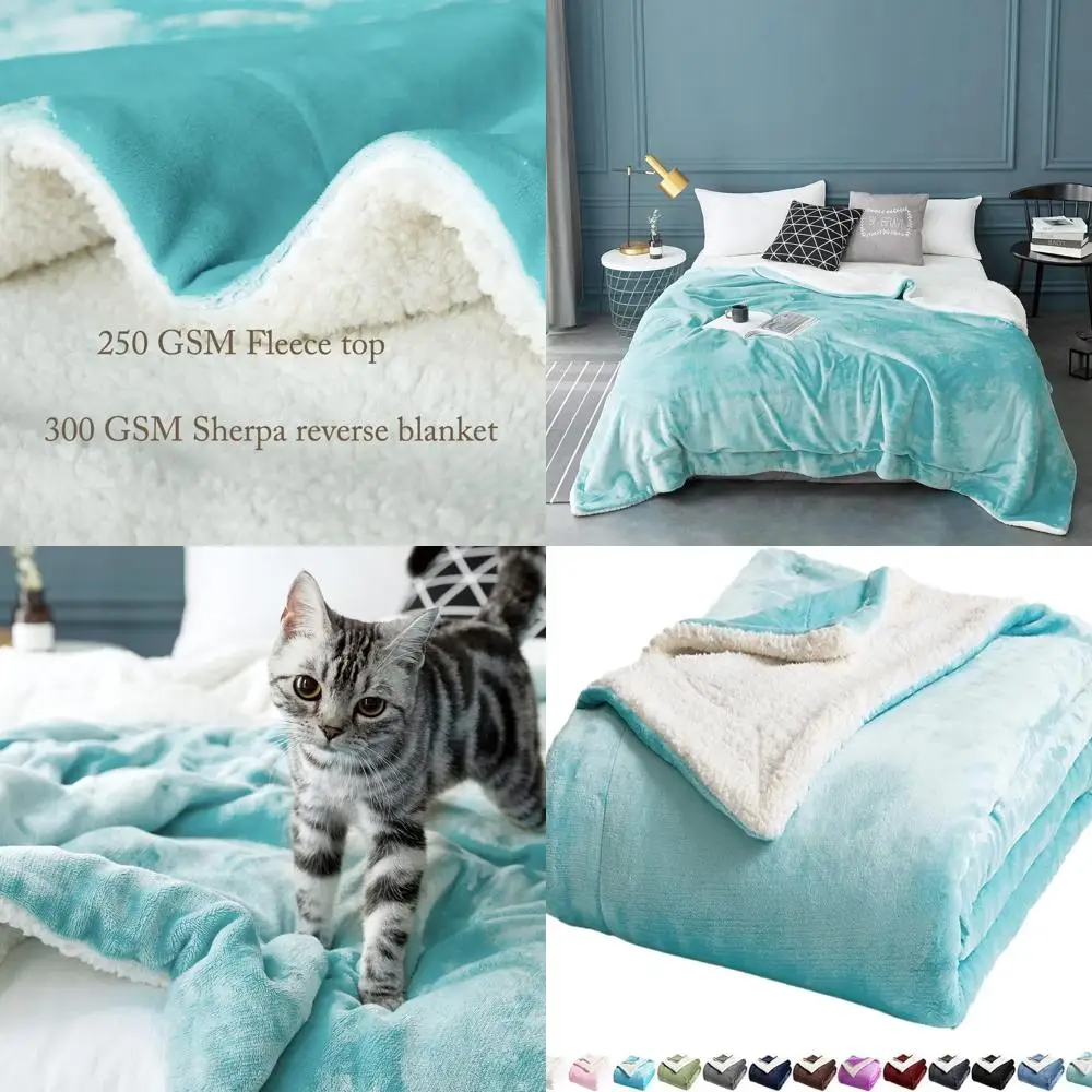 Флисовое одеяло из шерпы King Size, ультрамягкое плюшевое уютное пушистое бархатное покрывало, двусторонняя роскошь (бирюзовый, 90x104)
Флисовое одеяло из шерпы King Size, ультрамягкое плюшевое уютное пушистое бархатное покрывало, двусторонняя роскошь (бирюзовый, 90x104)