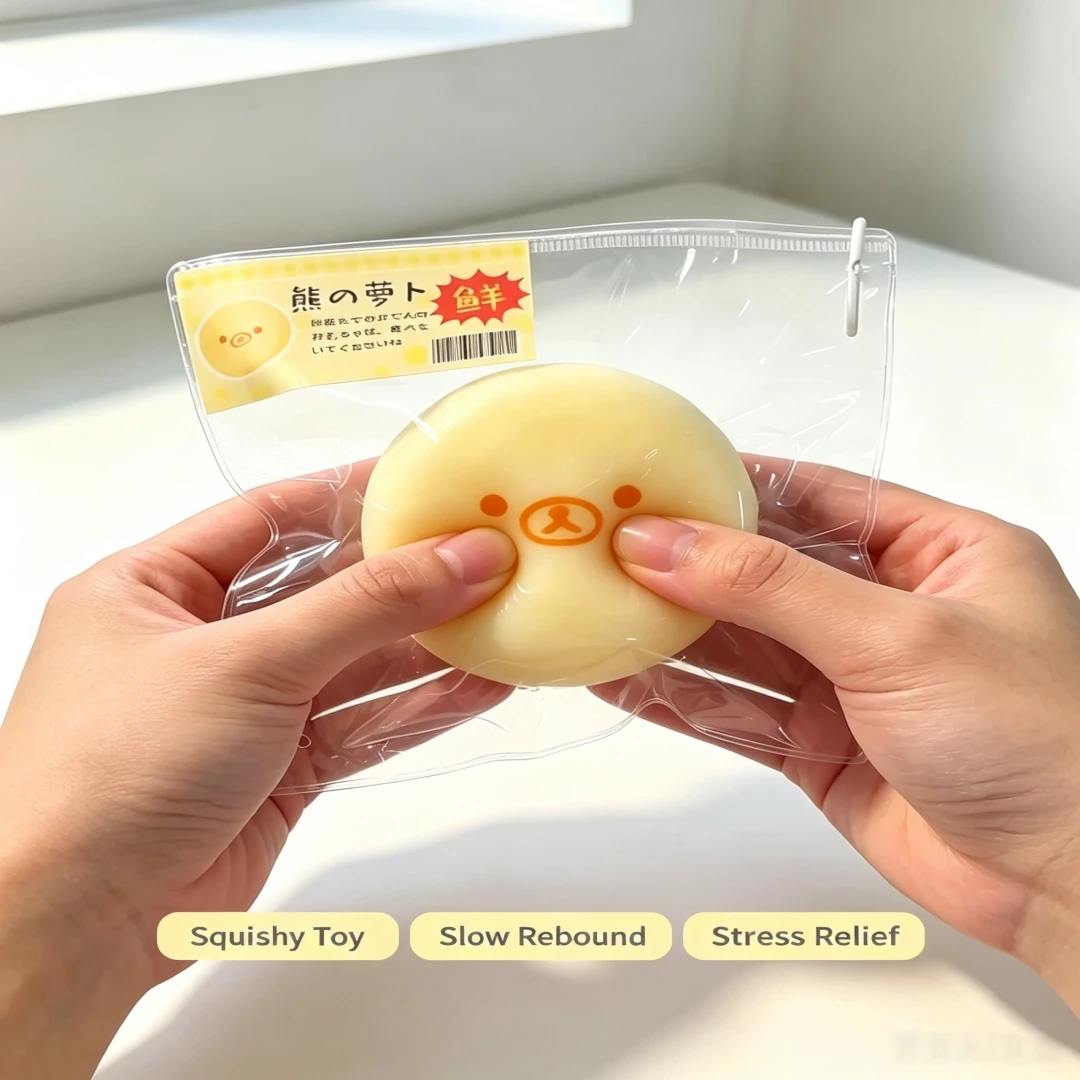 2026 Hot Rilakkuma Silicone Bear Carrot Slow Rebound Squishy Toy Portable Stress Relief Fidget Toy Suitable For Office Relax
2026 Hot Rilakkuma Silicone Bear Carrot Slow Rebound Squishy Toy Portable Stress Relief Fidget Toy Suitable For Office Relax