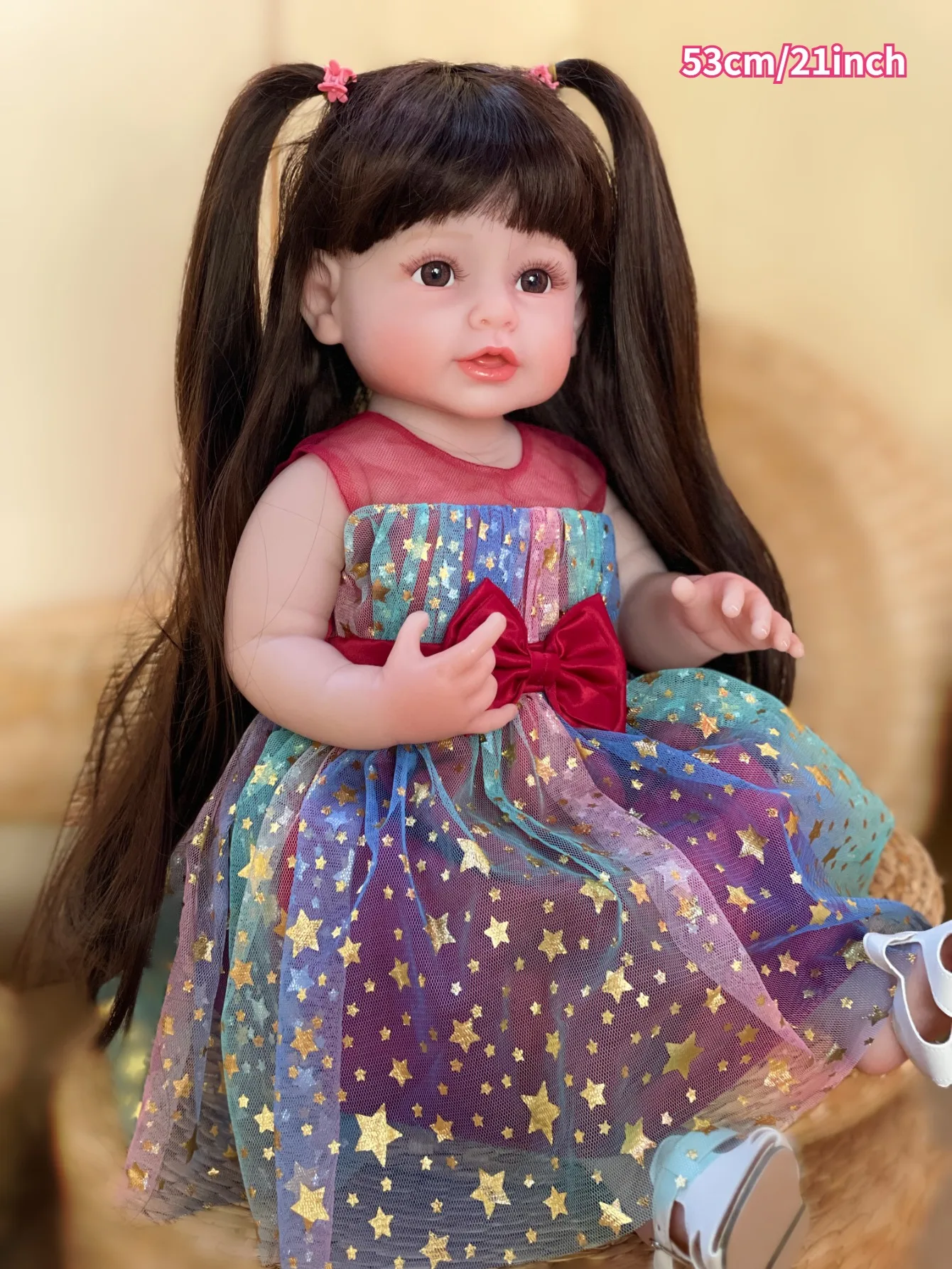 Saskia 21 Inch Reborn Baby Doll Realistic Vinyl Collectible Lifelike Doll As A gift For Girls
Saskia 21 Inch Reborn Baby Doll Realistic Vinyl Collectible Lifelike Doll As A gift For Girls