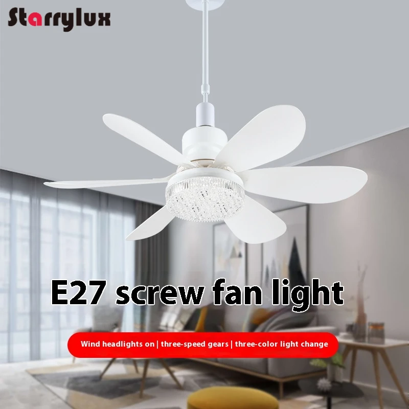 E27 Socket Ceiling Fan Light with Remote – 3-Color Dimmable LED for Living Room Dining Room Minimalist
E27 Socket Ceiling Fan Light with Remote – 3-Color Dimmable LED for Living Room Dining Room Minimalist