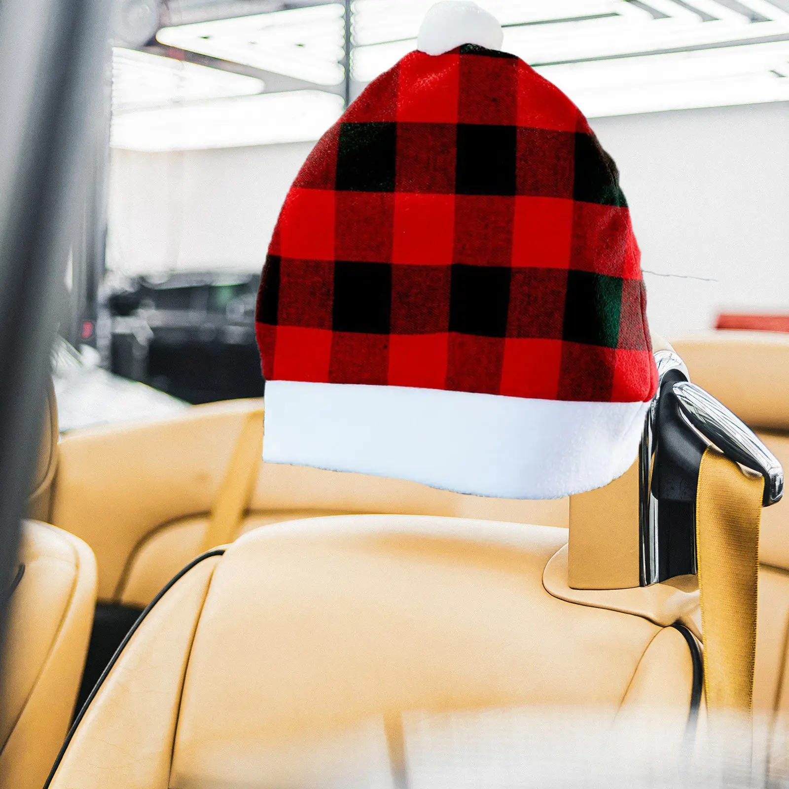 2Pcs Plaid Santa Hat Car Headrest Cover Christmas Vehicle Interior Decoration Festive Seat Protector Xmas Car Decor Auto
2Pcs Plaid Santa Hat Car Headrest Cover Christmas Vehicle Interior Decoration Festive Seat Protector Xmas Car Decor Auto
