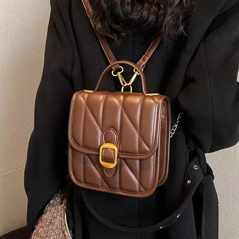 Korean Department All-in-one Portable Small Bag Female New Autumn Winter Retro Multi-functional Backpack Fashion Chain Bagpack
Korean Department All-in-one Portable Small Bag Female New Autumn Winter Retro Multi-functional Backpack Fashion Chain Bagpack