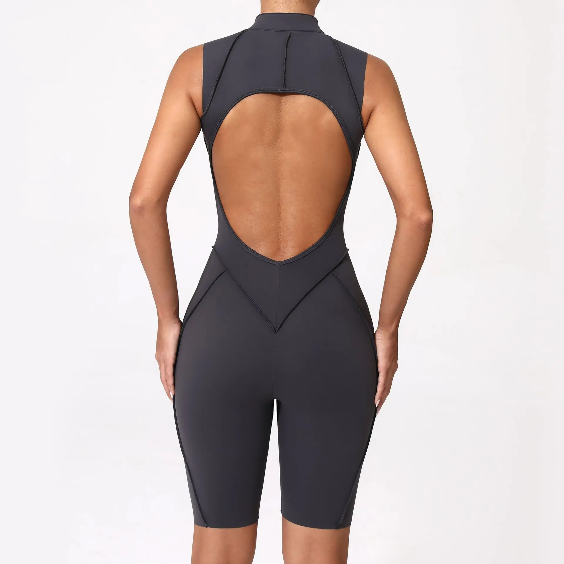 New Backless Yoga Jumpsuit with Zipper Hollow Out Design Sports Bodysuit Running Fitness Workout Breathable Stylish Activewear
New Backless Yoga Jumpsuit with Zipper Hollow Out Design Sports Bodysuit Running Fitness Workout Breathable Stylish Activewear