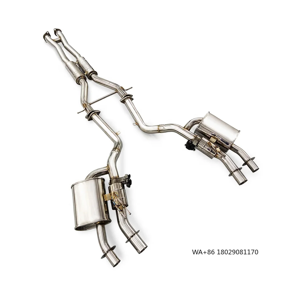 Stainless Steel High-performance Valved Cat-back Exhaust System for Stinger GT 3.3TT 2018-2023 Resonators Supports Customization
Stainless Steel High-performance Valved Cat-back Exhaust System for Stinger GT 3.3TT 2018-2023 Resonators Supports Customization