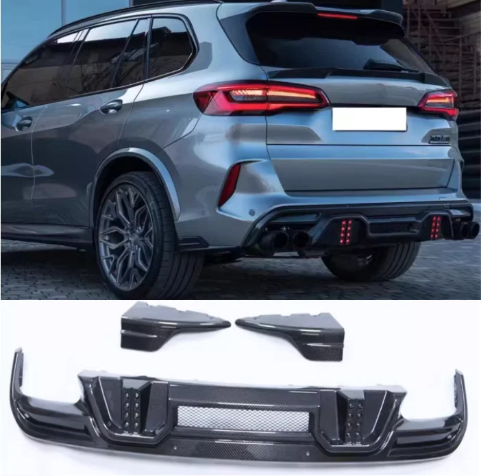 For BMW F95 X5M 2019 2020 2021 2022 2023 Real Carbon Fiber Rear Bumper Trunk Lip Diffuser Spoiler Cover
For BMW F95 X5M 2019 2020 2021 2022 2023 Real Carbon Fiber Rear Bumper Trunk Lip Diffuser Spoiler Cover