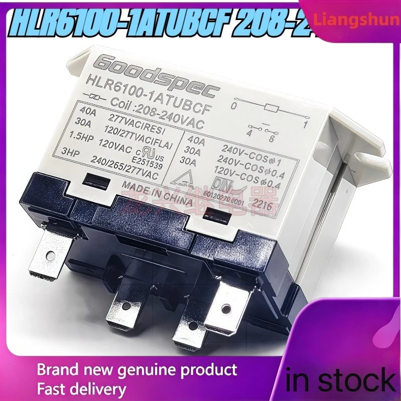 New 5pcs/lot HLR6100-1ATUBCF 208-240VAC 40A 4pins
New 5pcs/lot HLR6100-1ATUBCF 208-240VAC 40A 4pins
