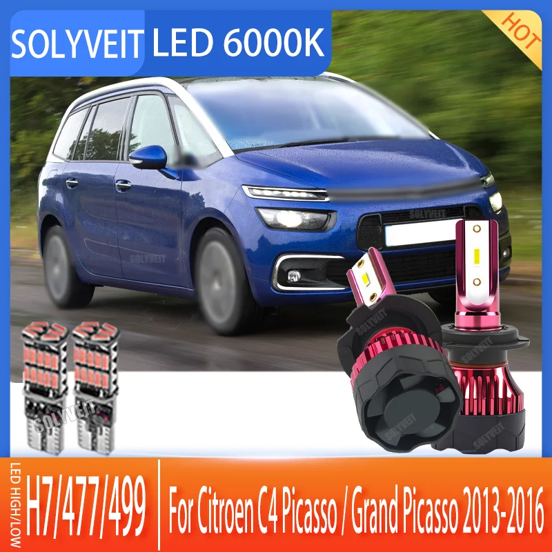 2pcs H7 LED Headlight Bulbs High Power High Low Beam 6000k White For Citroen C4 Picasso / Grand Picasso 2013 2014 2015 2016
2pcs H7 LED Headlight Bulbs High Power High Low Beam 6000k White For Citroen C4 Picasso / Grand Picasso 2013 2014 2015 2016