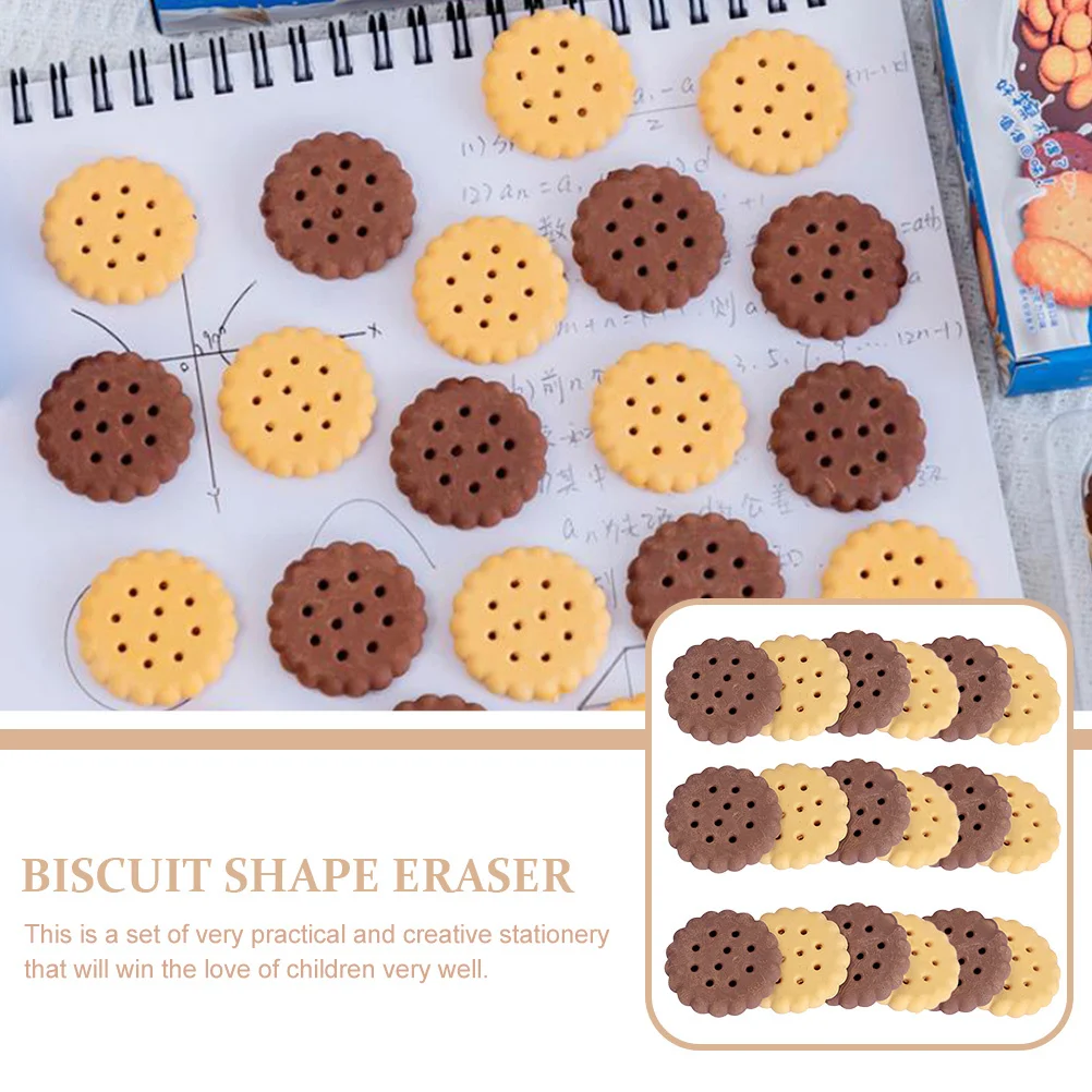 18Pcs Cartoon Biscuit Erasers for Premium Soft Pencil Eraser Set Cute Shaped Stationery School Supplies
18Pcs Cartoon Biscuit Erasers for Premium Soft Pencil Eraser Set Cute Shaped Stationery School Supplies