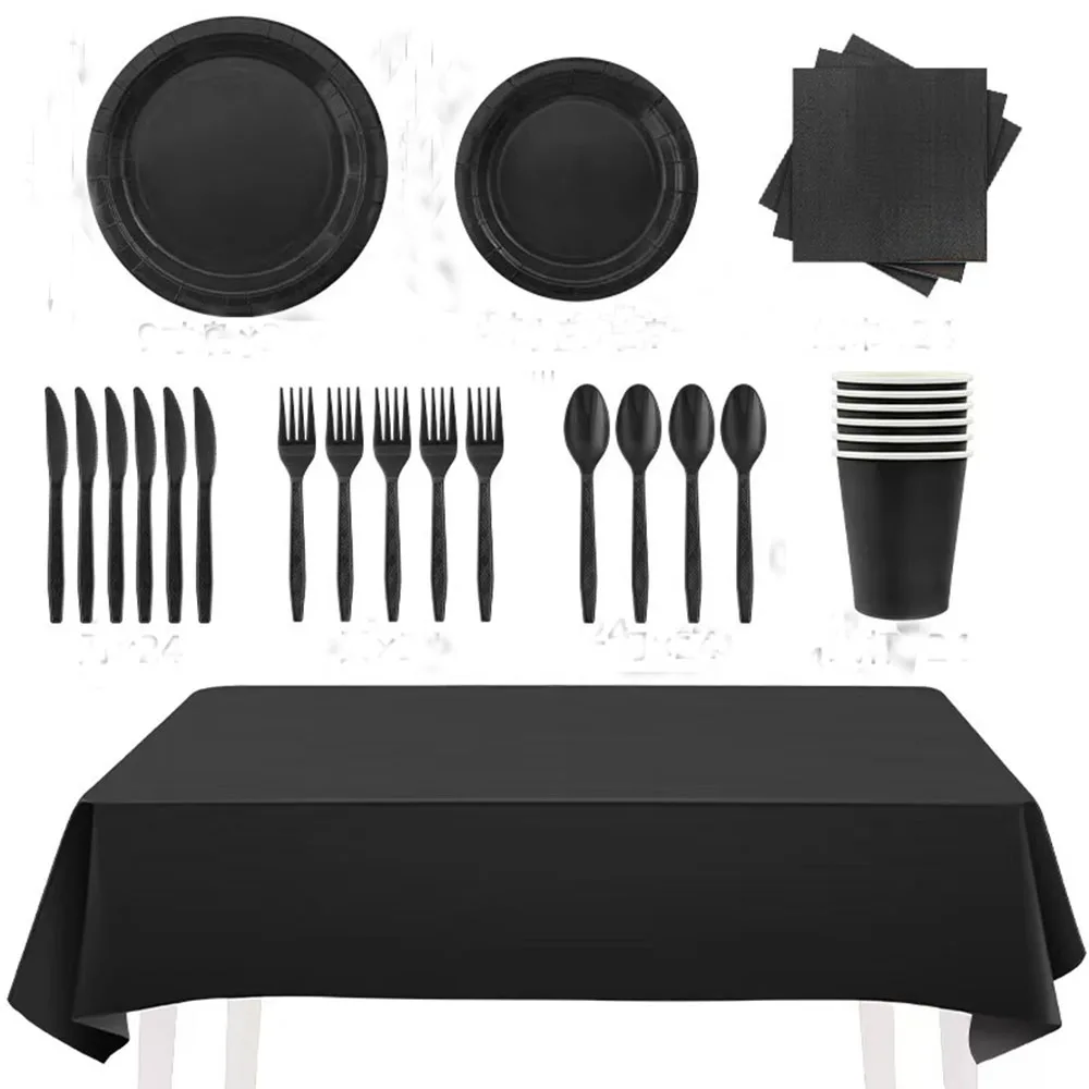 Nouveau noir ensemble de fournitures de fête, y compris papier plastique cuillère fourchette couteau 9 / 7 pouces jetable dîner
Nouveau noir ensemble de fournitures de fête, y compris papier plastique cuillère fourchette couteau 9 / 7 pouces jetable dîner