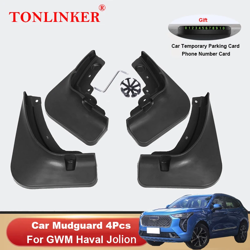 TONLINKER Mudguard For GWM Haval Jolion 2021 2022 Car Accessories Mud Flaps Mudguards Splash Guards Fender Car Mudflaps 4Pcs Set
TONLINKER Mudguard For GWM Haval Jolion 2021 2022 Car Accessories Mud Flaps Mudguards Splash Guards Fender Car Mudflaps 4Pcs Set