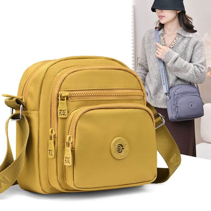 Женская водонепроницаемая нейлоновая сумка через плечо большой емкости с несколькими карманами, сумка-тоут со съемным ремешком для мам, кошельки для покупок
Женская водонепроницаемая нейлоновая сумка через плечо большой емкости с несколькими карманами, сумка-тоут со съемным ремешком для мам, кошельки для покупок