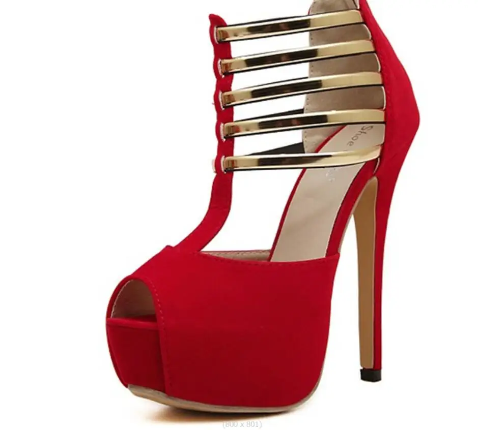New Women Fish Mouth Platform High Heels Red high heels sandals Hollow out wedding Shoes Woman Platform High Heels Sandals Large
New Women Fish Mouth Platform High Heels Red high heels sandals Hollow out wedding Shoes Woman Platform High Heels Sandals Large