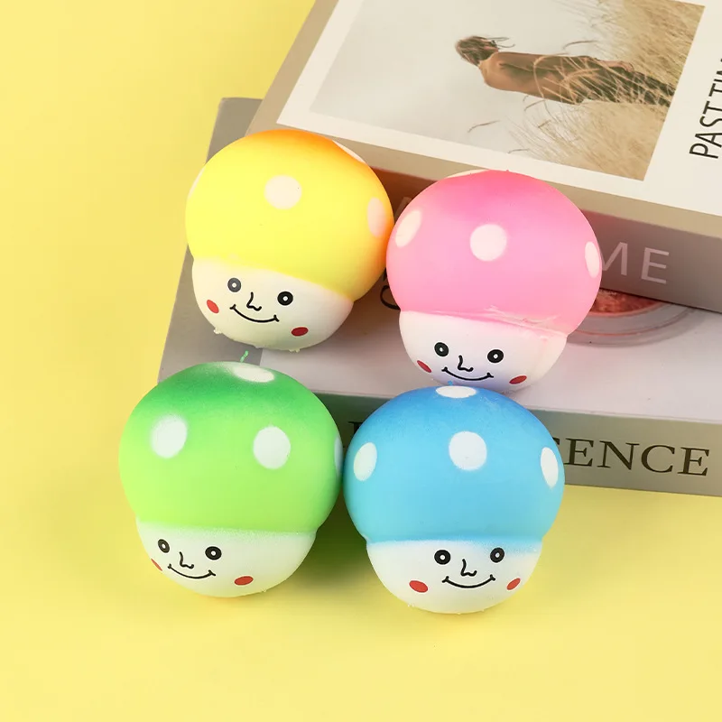 Soft Rubber Toy Mushroom Shape Squeeze Toy Stress Relief Ball Slow Rebound Decompression Toy Bright Color Desktop for Relaxation
Soft Rubber Toy Mushroom Shape Squeeze Toy Stress Relief Ball Slow Rebound Decompression Toy Bright Color Desktop for Relaxation