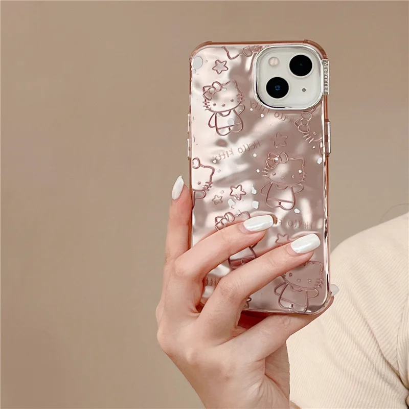 Sanrio Kawaii Hellokitty Rose Gold IPhone14 Phone Case Anime Cartoon Exquisite Accessories Birthday Beautiful Girl Gift New Cute
Sanrio Kawaii Hellokitty Rose Gold IPhone14 Phone Case Anime Cartoon Exquisite Accessories Birthday Beautiful Girl Gift New Cute