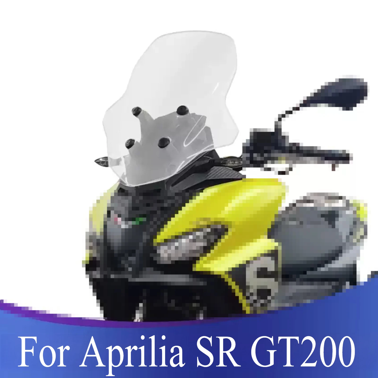 For Aprilia SR GT200 Motorcycle Modified Windshield Wind Deflector Heightened Windshield Front Glass Accessories Parts
For Aprilia SR GT200 Motorcycle Modified Windshield Wind Deflector Heightened Windshield Front Glass Accessories Parts