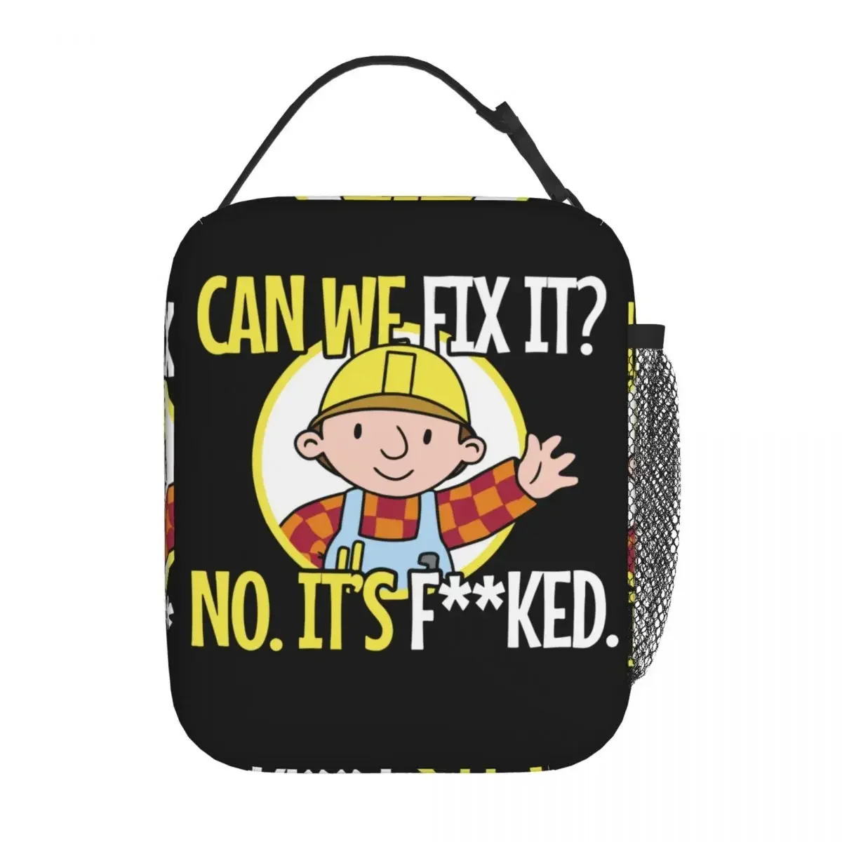 Bob The Builder. Можно ли починить термоизолированные ланч-пакеты, уличная забавная мужская сумка для ремонта ланча, термоохладитель, коробка для еды
Bob The Builder. Можно ли починить термоизолированные ланч-пакеты, уличная забавная мужская сумка для ремонта ланча, термоохладитель, коробка для еды