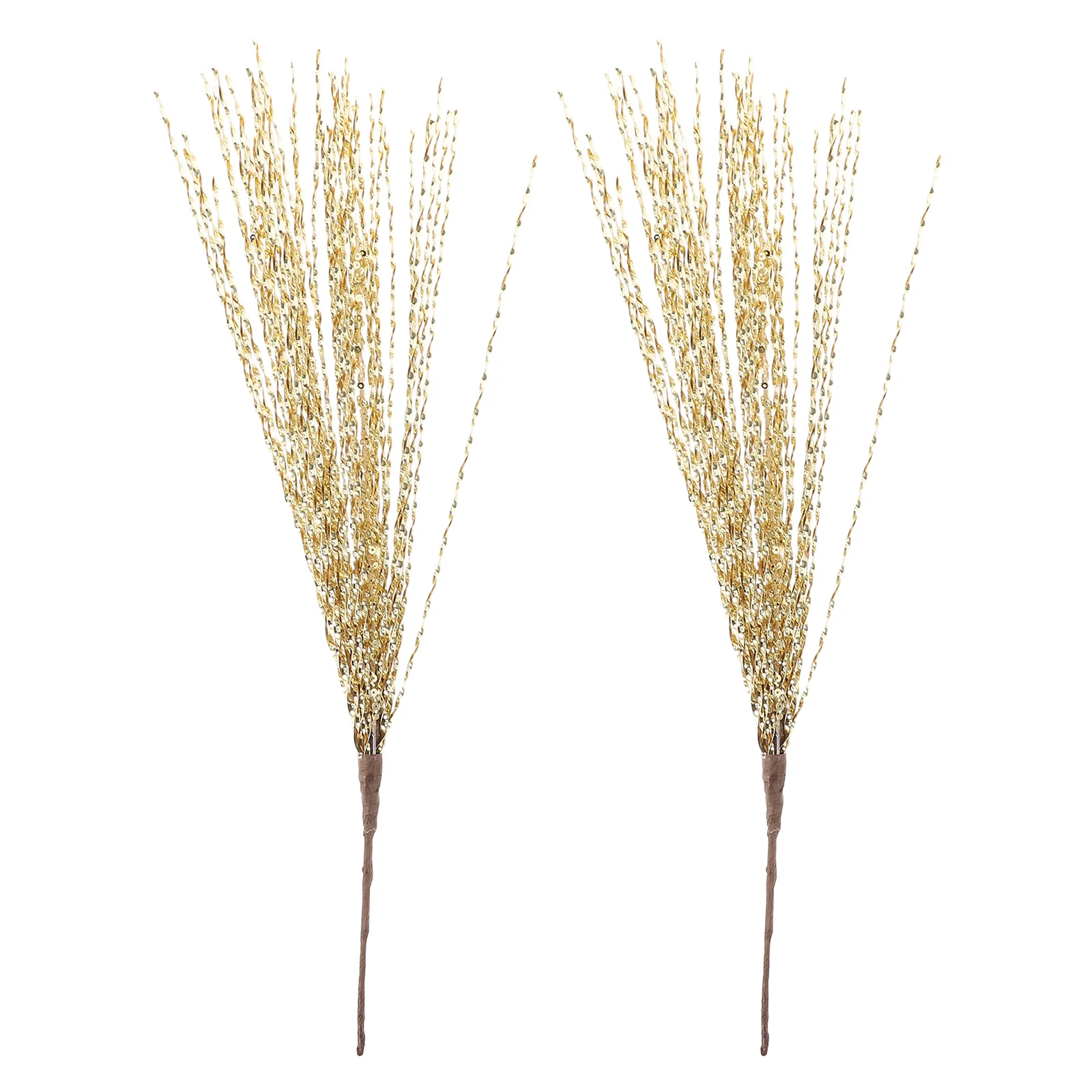 2Pcs Flashy Wheat Stem Decorations Gold Glitter Tree Picks for Christmas Holiday Winter Party Wedding Vase Filler Sprays
2Pcs Flashy Wheat Stem Decorations Gold Glitter Tree Picks for Christmas Holiday Winter Party Wedding Vase Filler Sprays
