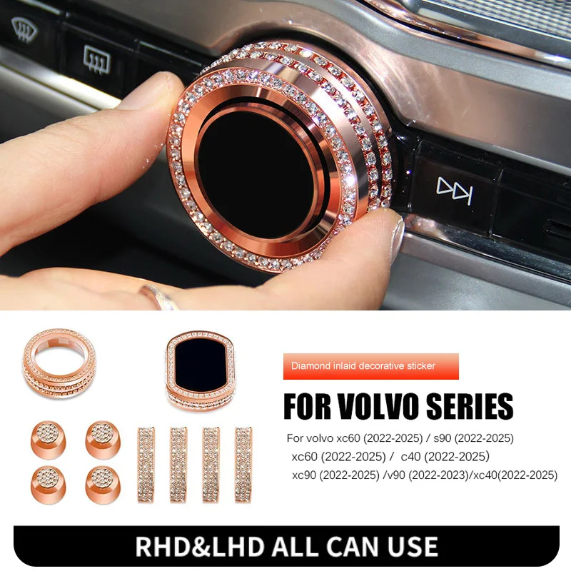 Для Volvo XC60 XC40 C40 EX40 XC90 S90 V90 S60 V60 Внутренняя наклейка с одной кнопкой запуска и бриллиантовым декором
Для Volvo XC60 XC40 C40 EX40 XC90 S90 V90 S60 V60 Внутренняя наклейка с одной кнопкой запуска и бриллиантовым декором