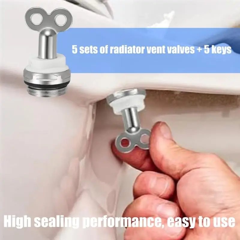 5 шт., заглушки для вентиляционных отверстий радиатора, дюйма, металлические выпускные клапаны для отопления, прочные
5 шт., заглушки для вентиляционных отверстий радиатора, дюйма, металлические выпускные клапаны для отопления, прочные