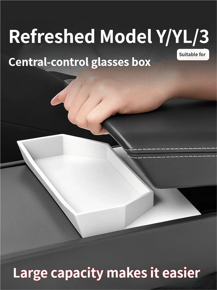 For Tesla Model Y/YL/3 2025 2026 Silicone Armrest Storage Box Central Control Glasses Tray Tidying Organize Car Accessories
For Tesla Model Y/YL/3 2025 2026 Silicone Armrest Storage Box Central Control Glasses Tray Tidying Organize Car Accessories