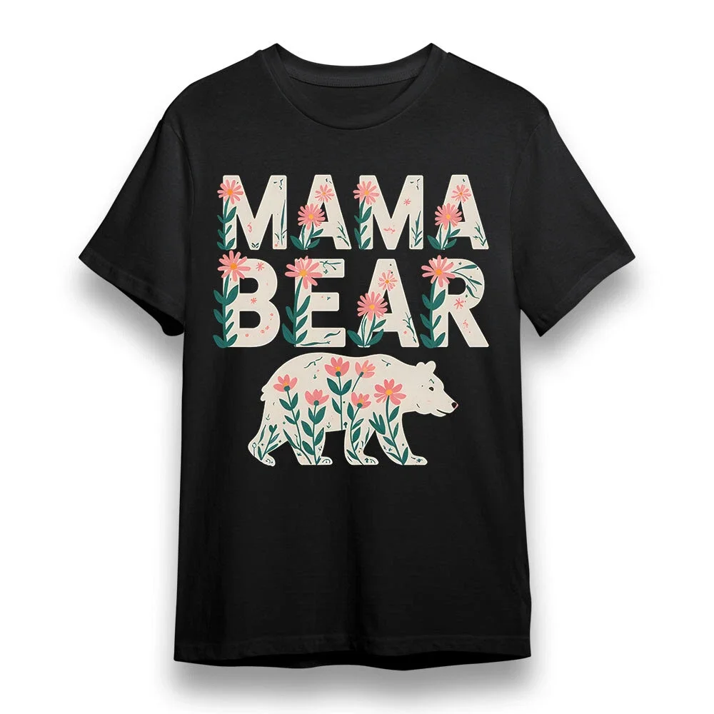Floral Mama Bear Graphic Printing Summer Autumn Winter Cotton Men's and Women's T-Shirts Short Sleeves Luxury Outdoor Sports
Floral Mama Bear Graphic Printing Summer Autumn Winter Cotton Men's and Women's T-Shirts Short Sleeves Luxury Outdoor Sports
