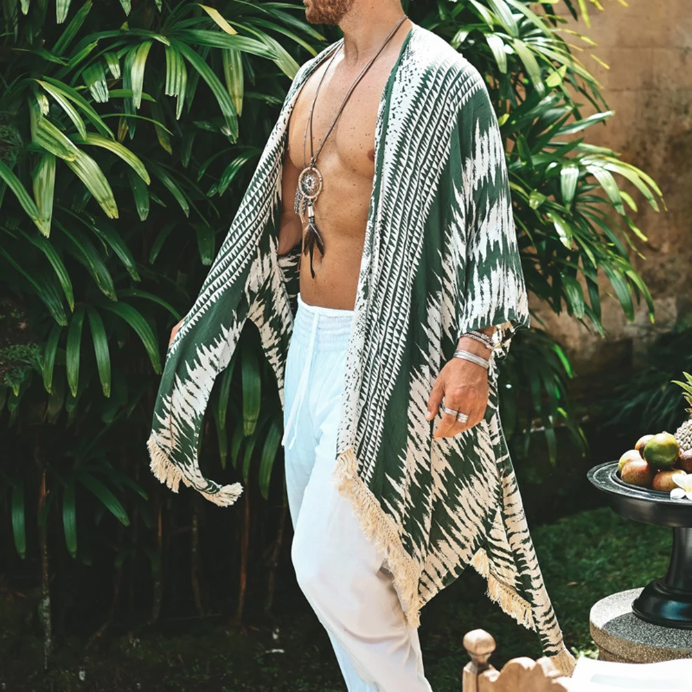 Beach Party Casual Outings Summer Retro Shawl Tassel Beach Cardigan 3XL Green Beach Vacation Wear Spring Summer Autumn Wear
Beach Party Casual Outings Summer Retro Shawl Tassel Beach Cardigan 3XL Green Beach Vacation Wear Spring Summer Autumn Wear
