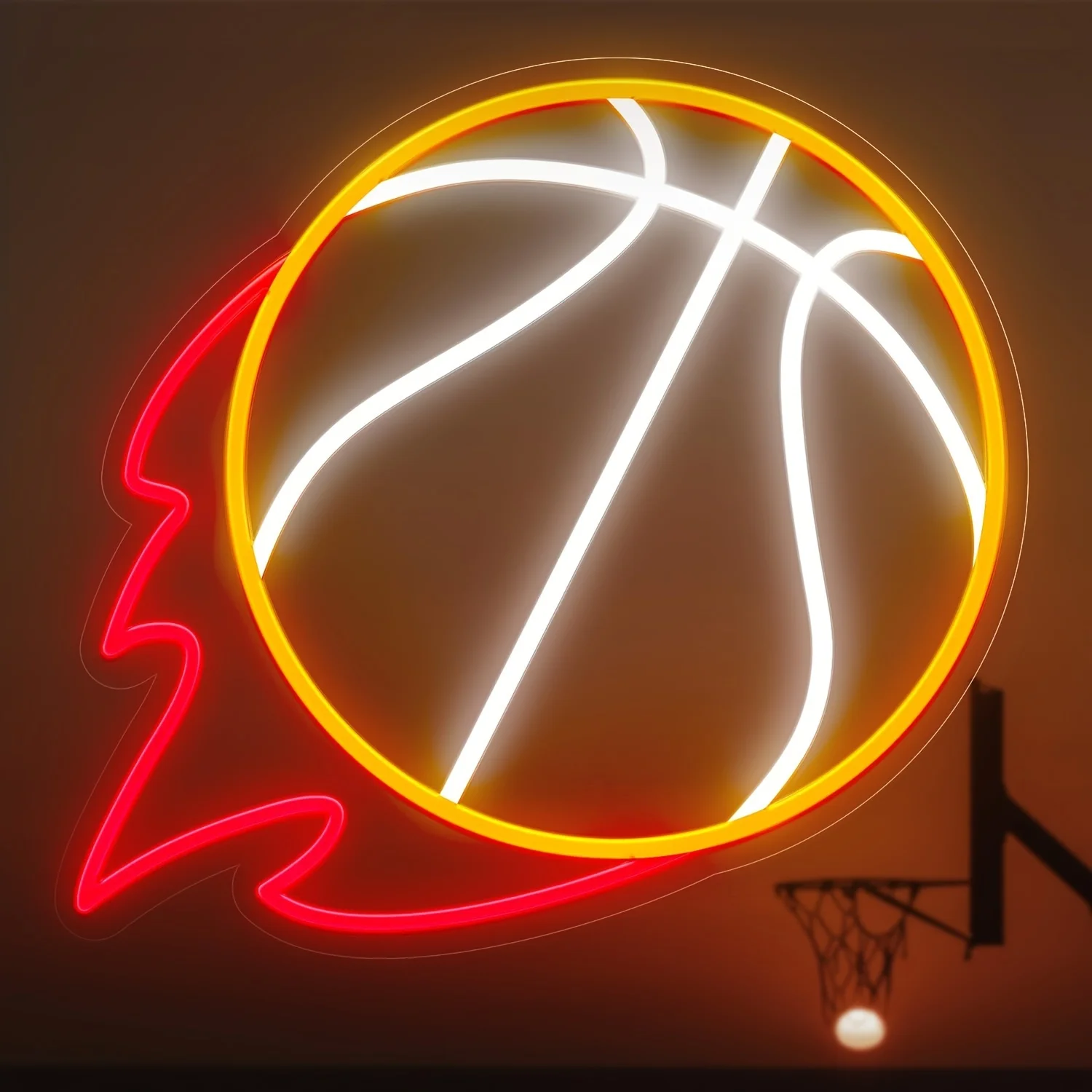 Basketball Neon Signs LED Neon Light Sign Light Up Neon Signs Wall Decor, for Room Bedroom Shop Decor, Gift for Birthday
Basketball Neon Signs LED Neon Light Sign Light Up Neon Signs Wall Decor, for Room Bedroom Shop Decor, Gift for Birthday