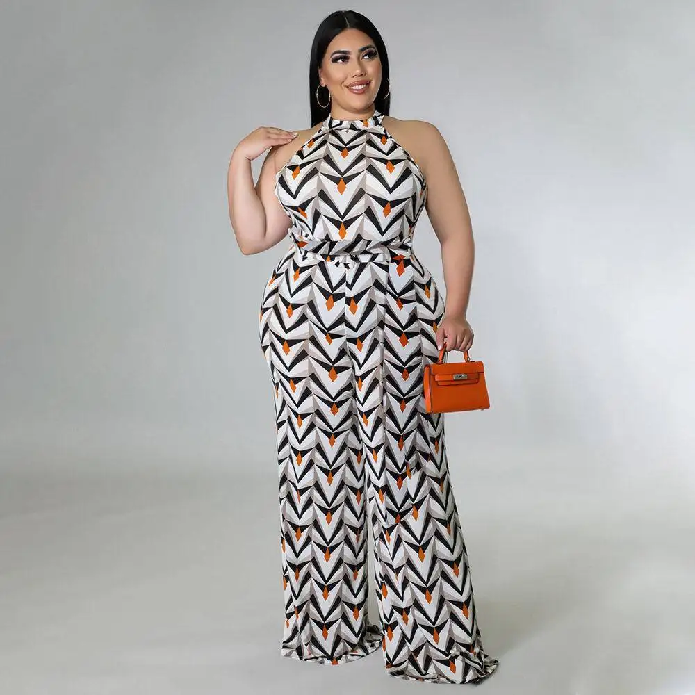 Large Size One-Piece Pants with Belt Print Design Casual Women's Clothing Cross-Border 3216 Independent Station Hot Sale
Large Size One-Piece Pants with Belt Print Design Casual Women's Clothing Cross-Border 3216 Independent Station Hot Sale