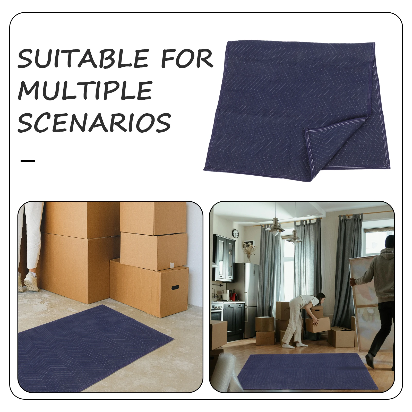Thick Anti-slip Collision Blanket 72x40 Inches Furniture Protection Pad Nonslip Surface Large Size Packing Blanket Delivery
Thick Anti-slip Collision Blanket 72x40 Inches Furniture Protection Pad Nonslip Surface Large Size Packing Blanket Delivery