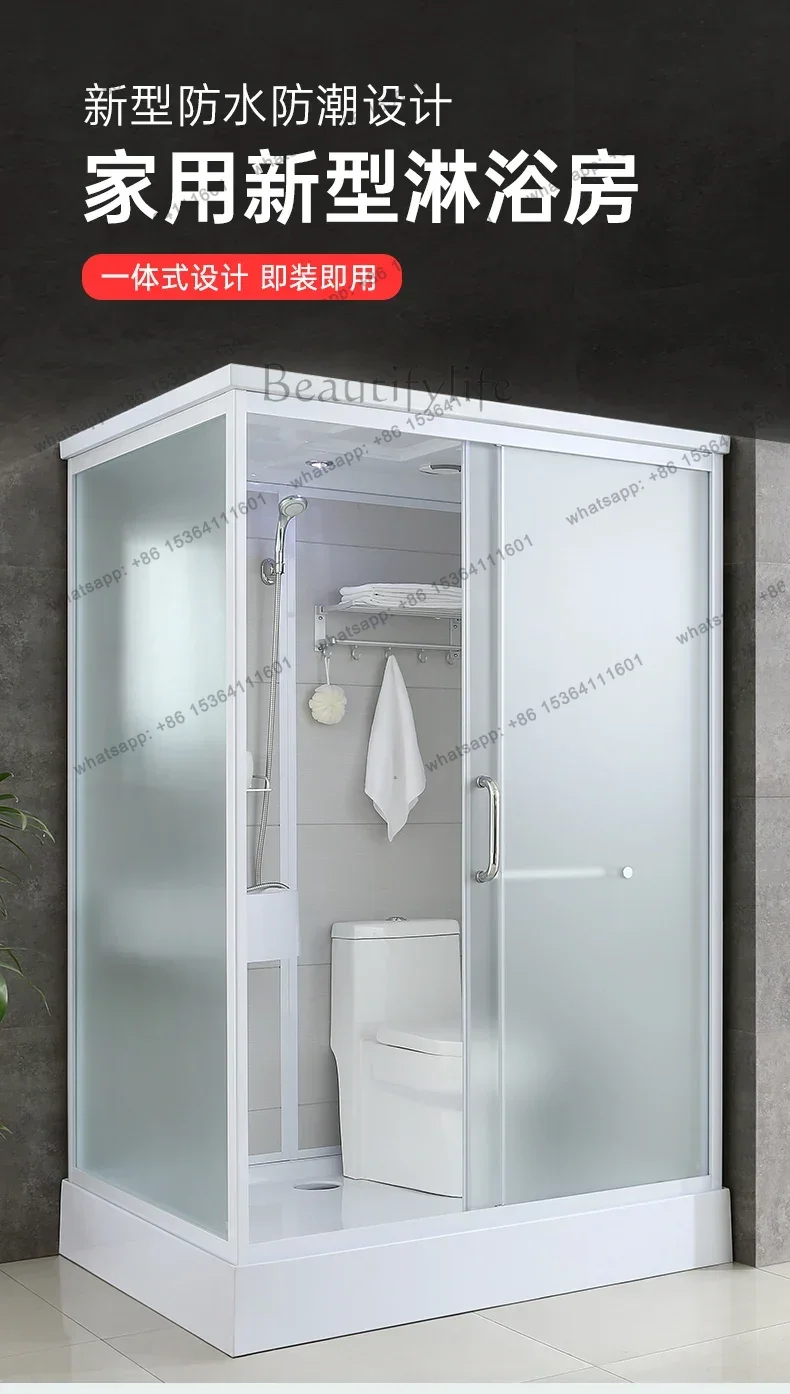 Shower Room Household Integrated Bathroom Rural Toilet Bathroom Simple Integrated Bathroom Bath F56
Shower Room Household Integrated Bathroom Rural Toilet Bathroom Simple Integrated Bathroom Bath F56