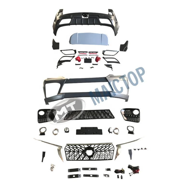 MAICTOP car accessories facelift for prado 2008-2015 upgrade 2018-2021 elford body kit FJ150 front bumper body kits bumper guard
MAICTOP car accessories facelift for prado 2008-2015 upgrade 2018-2021 elford body kit FJ150 front bumper body kits bumper guard