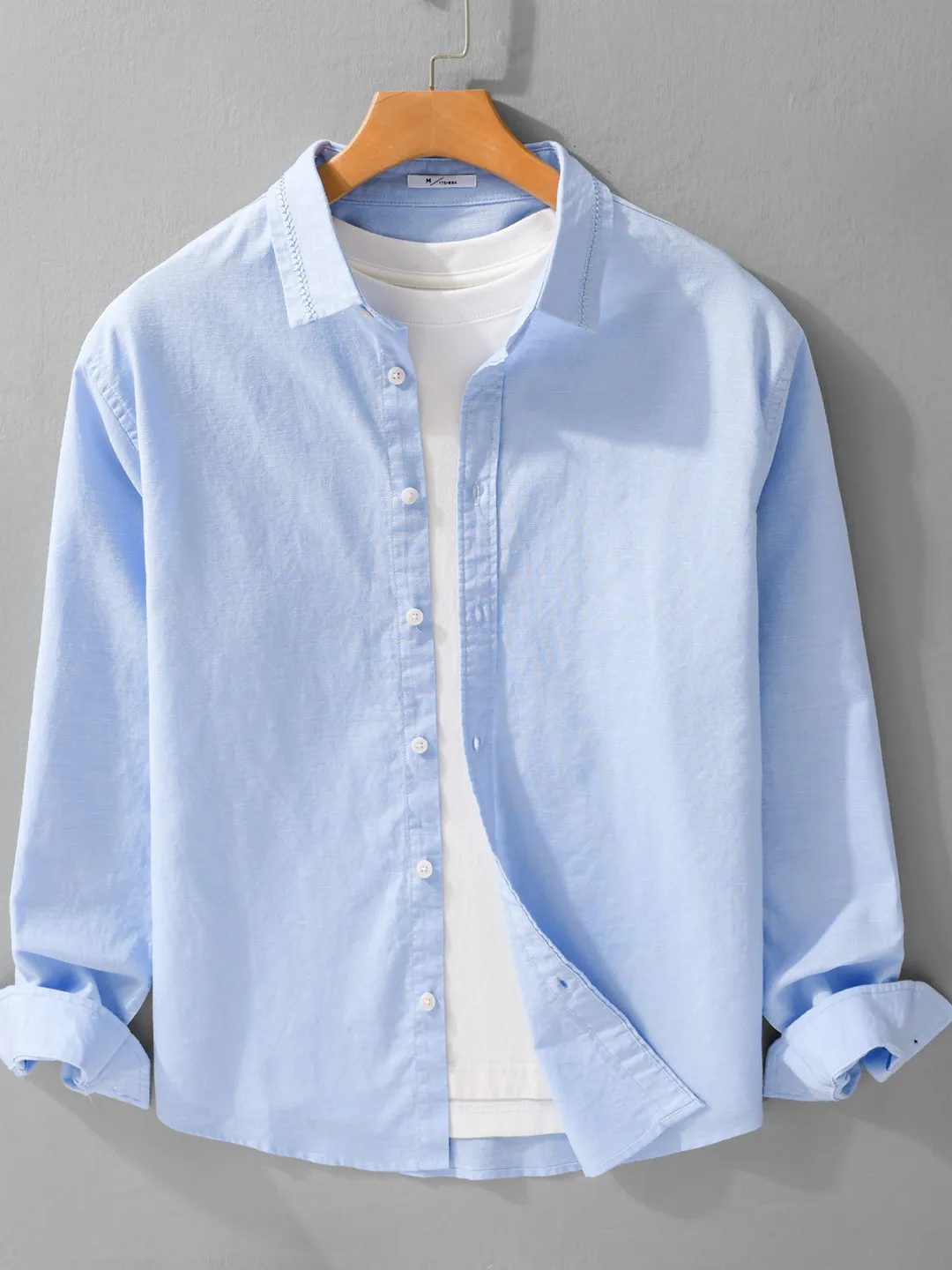 Men's Long Sleeve Linen Shirt Embroidered Comfortable Cotton-Linen Loose Fit Collar Pure Color Open Cardigan Breathable Sprin...
Men's Long Sleeve Linen Shirt Embroidered Comfortable Cotton-Linen Loose Fit Collar Pure Color Open Cardigan Breathable Sprin...