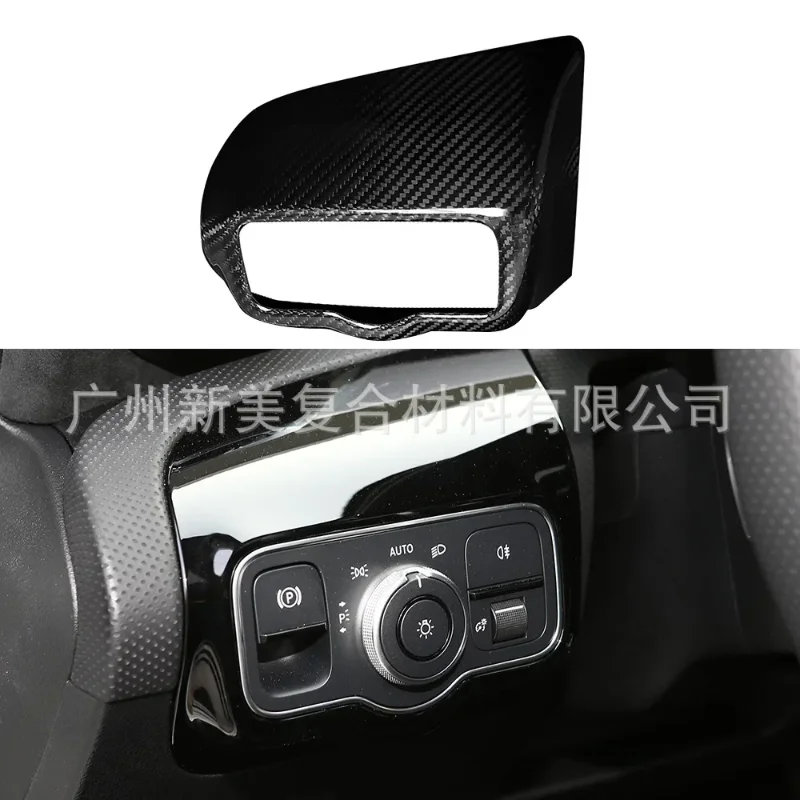 Для Mercedes-Benz A-Class для AMG CLA, настоящее сухое углеродное волокно 2020-2024, внутренняя панель переключателя фар, аксессуары для модификации
Для Mercedes-Benz A-Class для AMG CLA, настоящее сухое углеродное волокно 2020-2024, внутренняя панель переключателя фар, аксессуары для модификации
