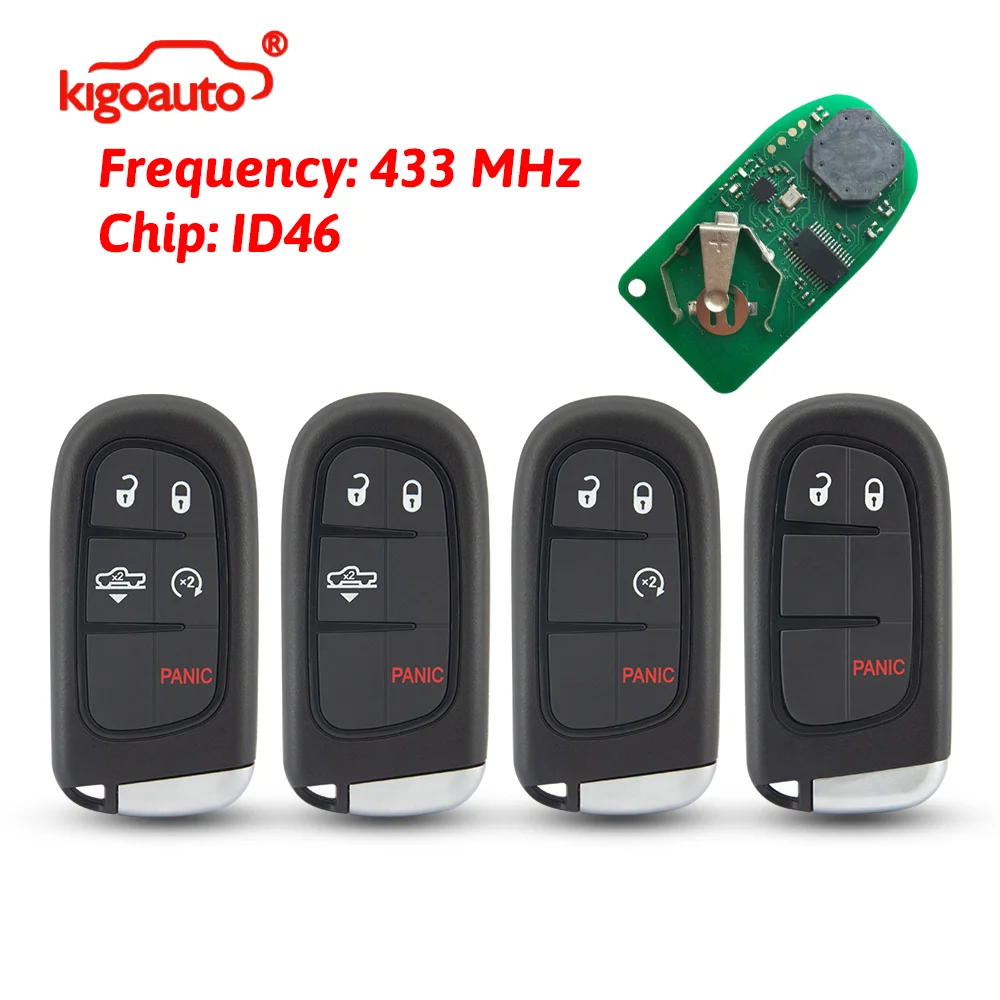 kigoauto FCC GQ4-54T Smart key 434Mhz 46 Chip PCF7953 for 2013-2018 Dodge Ram 1500 2500 3500
kigoauto FCC GQ4-54T Smart key 434Mhz 46 Chip PCF7953 for 2013-2018 Dodge Ram 1500 2500 3500