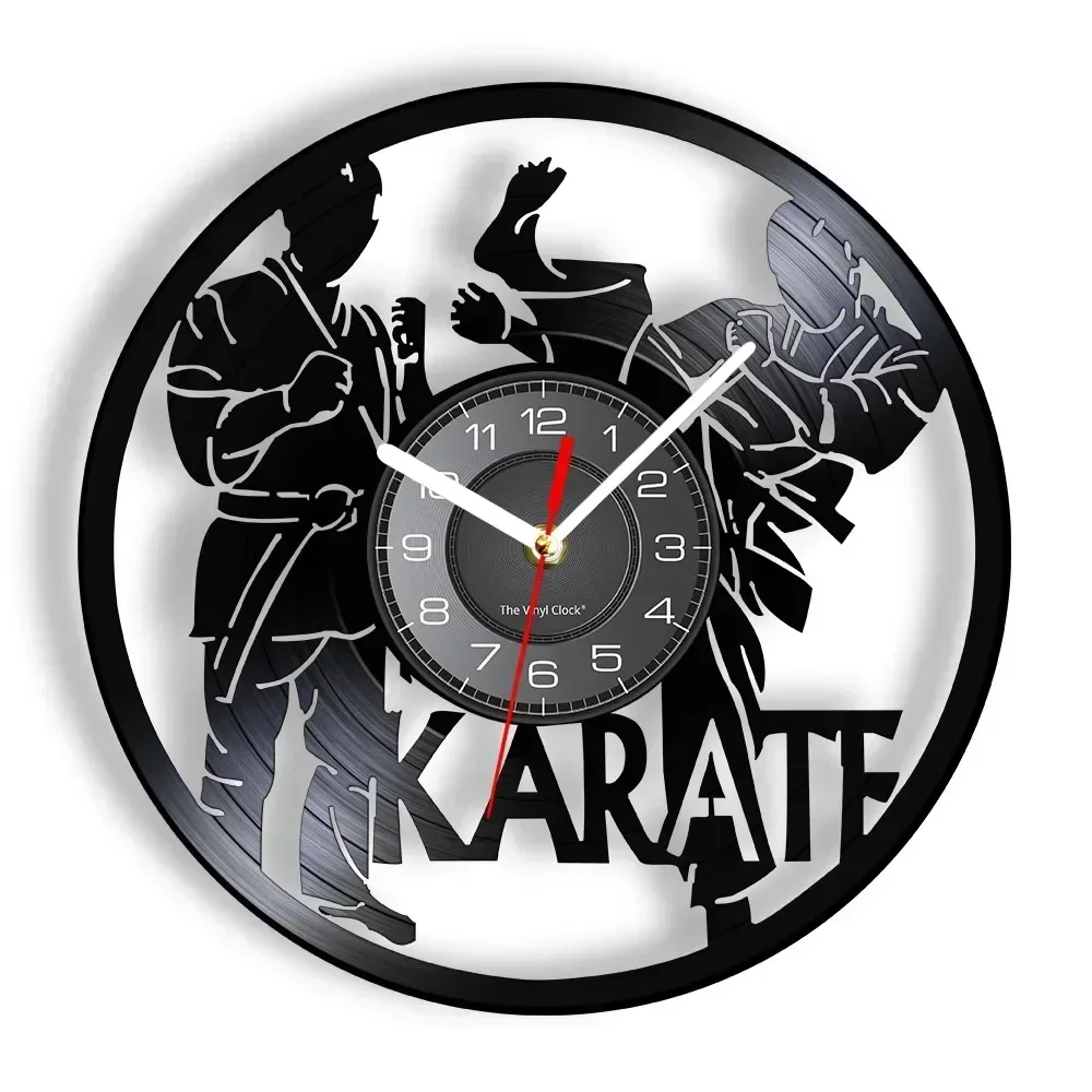 International Karate Vinyl Record Wall Clock Karate Partice Wall Decor Combat Karate Vintage Clock Gift for Fighting Sport Lover
International Karate Vinyl Record Wall Clock Karate Partice Wall Decor Combat Karate Vintage Clock Gift for Fighting Sport Lover