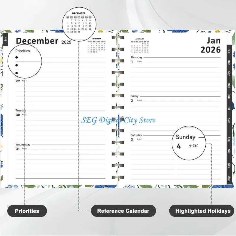 U75B Schedule Planner With Monthly Weekly Layouts Portable For Students Professional
U75B Schedule Planner With Monthly Weekly Layouts Portable For Students Professional