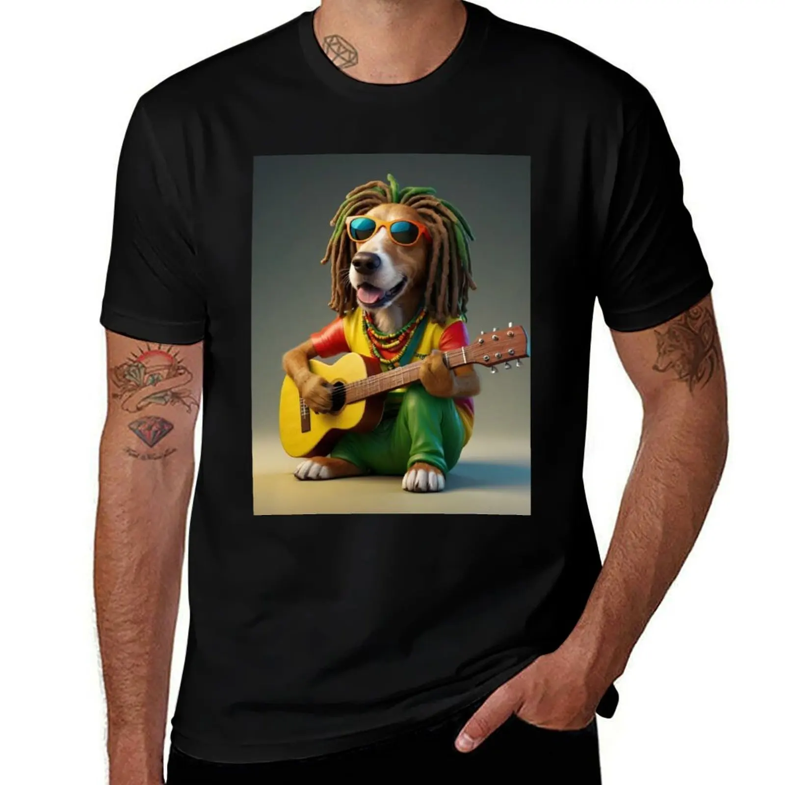 Reggae Dog with Dreadlocks – Rasta Vibes Canine Art T-Shirt shirts graphic anime shirt shirts graphic tee men
Reggae Dog with Dreadlocks – Rasta Vibes Canine Art T-Shirt shirts graphic anime shirt shirts graphic tee men