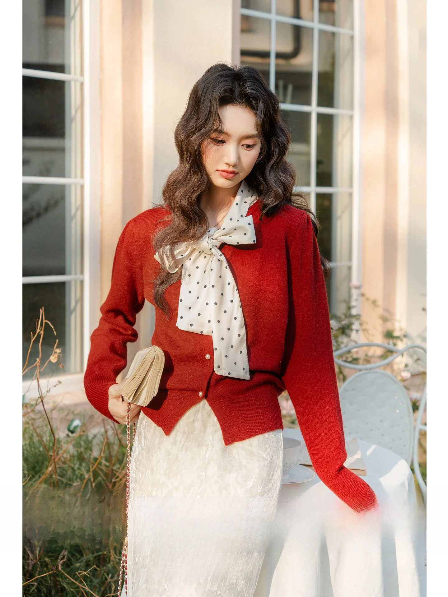 Уникальный красивый красный свитер с узлами, женский зимний модный вязаный кардиган с длинными рукавами, классический узор в горошек
Уникальный красивый красный свитер с узлами, женский зимний модный вязаный кардиган с длинными рукавами, классический узор в горошек