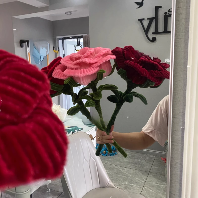 Twisting stick Giant rose Handmade flower Creative gift Qixi Festival Anniversary Birthday gift
Twisting stick Giant rose Handmade flower Creative gift Qixi Festival Anniversary Birthday gift