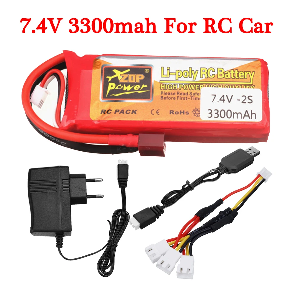 Upgrade hight Capacity 3300mAh 7.4V Lipo Battery 2S for Wltoys 144001 124018 124019 RC Car Truck Boat Tank Drone spare parts
Upgrade hight Capacity 3300mAh 7.4V Lipo Battery 2S for Wltoys 144001 124018 124019 RC Car Truck Boat Tank Drone spare parts